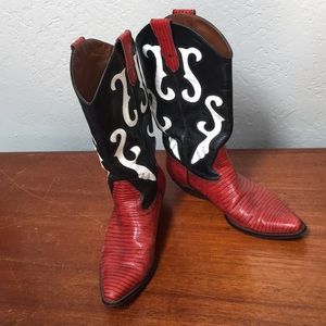 Vintage 80’s Western Cowboy Boots size 7
